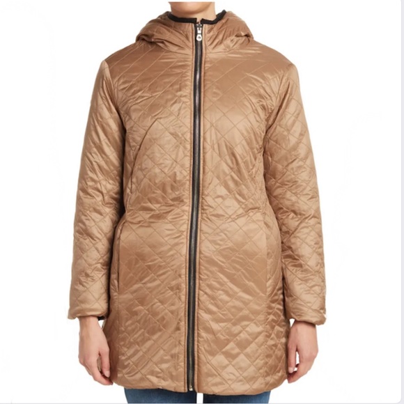 Kate Spade Reversible Sherpa Quilted Jacket - Picture 8 of 11